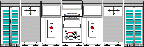 Drawing of the dip coating machine Inline